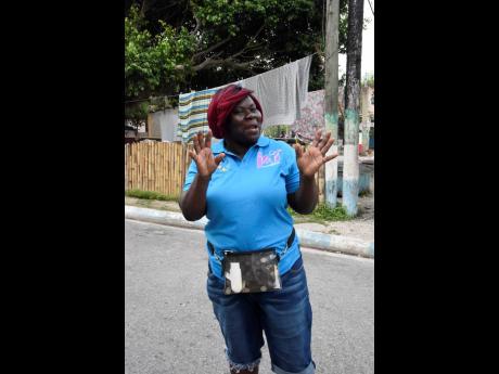 Credit: Nicholas Nunes Annette Hawthorne, a curfew monitor in African Gardens, August Town, St Andrew.