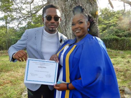 Chozenn’s sister, Kaynaha Sewell, was one of two valedictorians at Alexandria College of Continuing Education’s graduation ceremony last Thursday. 