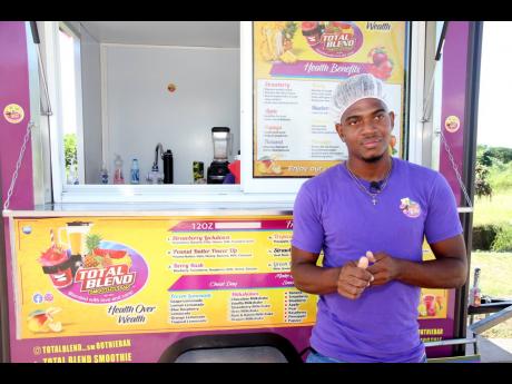 Andre Hall talks about his Total Blend Smoothie Bar.