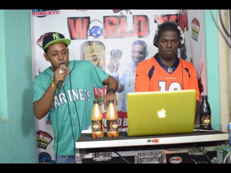 Boom Boom (left) and Harry Hype.