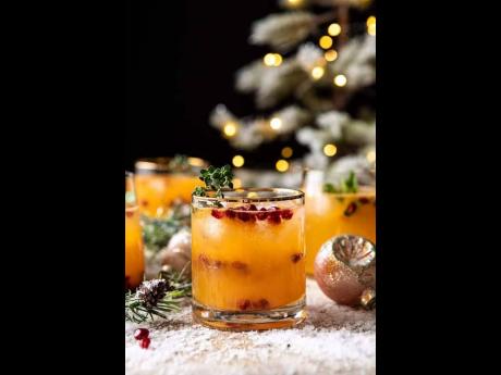 Holly Jolly Christmas Citrus Cocktail