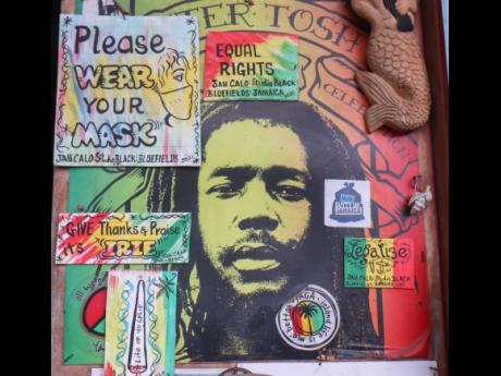 Jah Calo said that Peter Tosh is the only artiste he can paint without looking at a photo first.