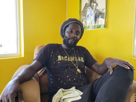 Jah Bouks at his Angola Restaurant in Old Pera, St Thomas.