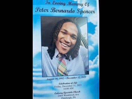 Jamaican immigrant Peter Spencer, 29, was found dead in Venango County, Pennsylvania on December 12.