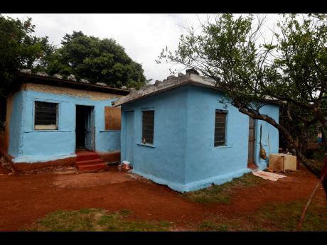 The home that the Haitian fugitive was reportedly living in.