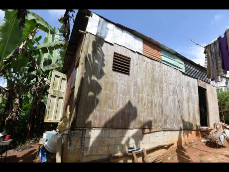 The one-room dwelling that used to house Thompson, her three children as well as her mother and stepfather.