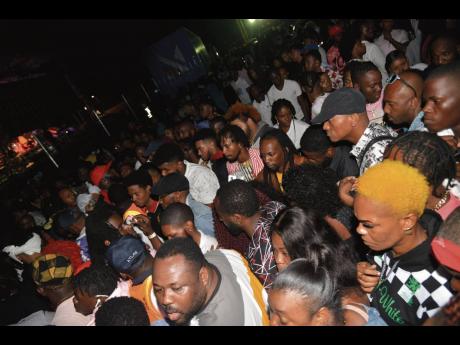 A section of the crowd at the 2019 staging of Unruly Fest, hosted by St Thomas artiste Popcaan, which was held at the Goodyear Oval.