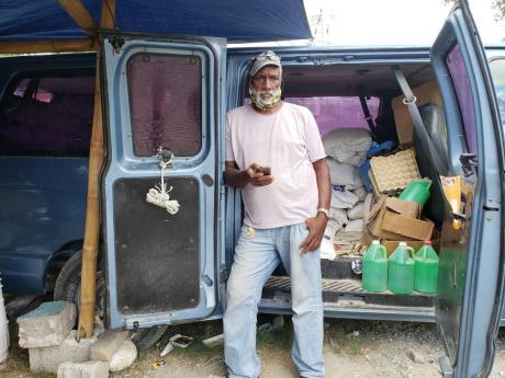Vincent ‘Pressa’ Robinson, who built Pressa Plaza in Morant Bay, St Thomas, was evicted from the property by the landlords, the St Thomas Municipal Corporation. He now operates his business out of the back of a van. 