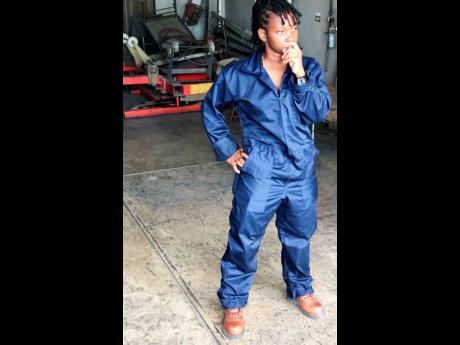 Auto body repair specialist Shonalee Johnson.