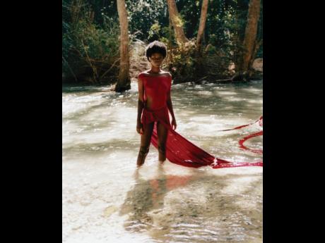 Nugent in last November’s photo shoot in St Ann.