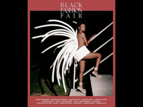 Nugent on the cover of Black Fashion Fair.