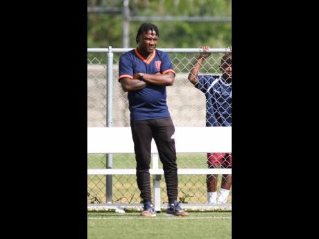 Tivoli Gardens FC assistant coach Jermaine Johnson.