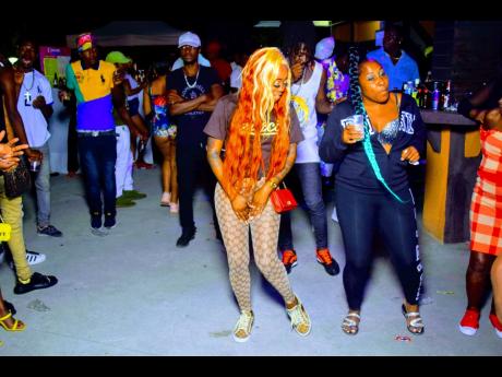 Dancers enjoying the music at Dancehall Love.