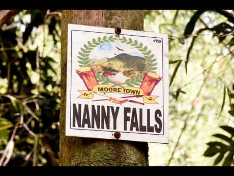 Nanny Falls, Moore Town, Portland.