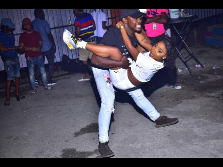 Dancer Isabella is taken for a ride by a male patron.