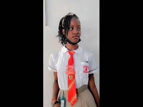 Renacia Thomas is getting ready for CSEC exams.