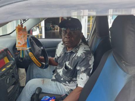 St Thomas cabbie Gladstone Baker said that he is fed up with having to constantly repair his vehicle due to the bad road conditions.
