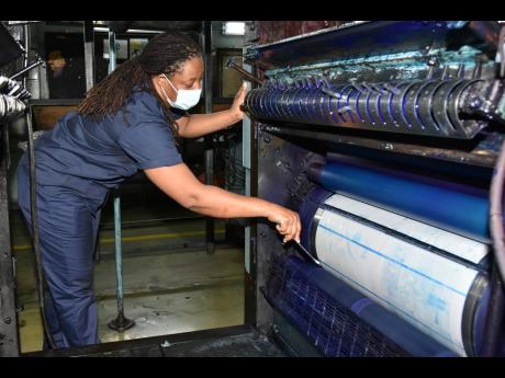 Shernet Atkinson-Holgate ensures that every piece of machinery is in good working order.