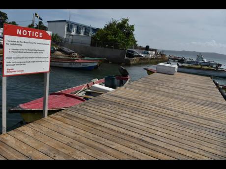 Credit: Kenyon Hemans The docks at Port Royal where ferry passengers used to disembark.