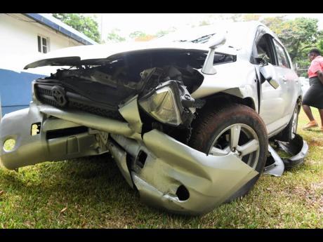 The vehicle which Francis was driving.