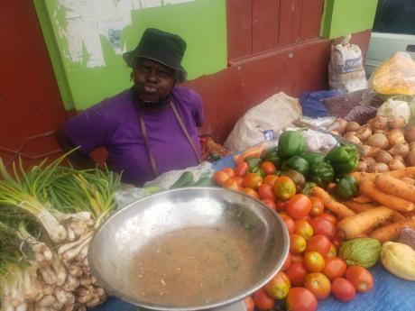 Hyacinth Kerr, a vendor in the Clark’s Town Market.