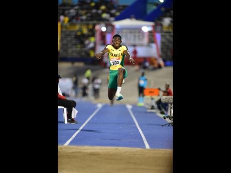 Jaydon Hibbert  ... favourite for triple jump gold.