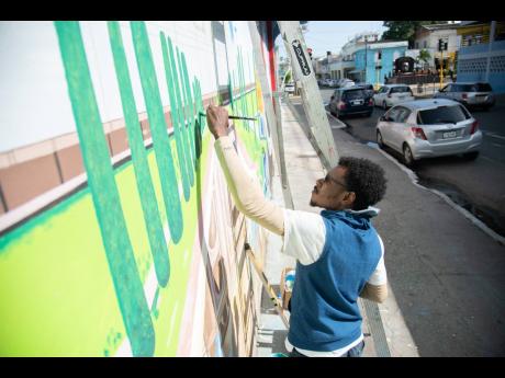 Brown also said that he wanted persons see art as more than just a hobby.