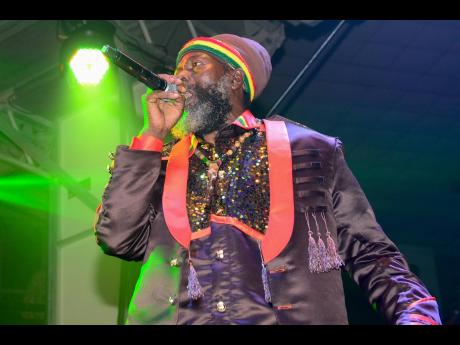 Capleton performing at the 2018 staging of A St Mary Mi Come From which was held at the National Arena. 