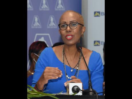 Credit: Ashley Anguin Minister of Education and Youth Fayval Williams addresses the delegates at Jamaica Teachers’ Association’s 58th annual conference on Wednesday.