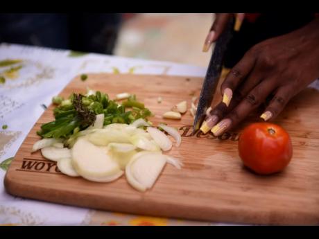 Credit: Nicholas Nunes/Photographer STAR Foodie Shanel Lemmie showed off her cooking skills as well.