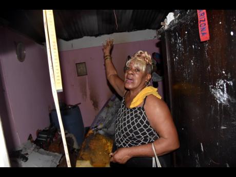 Geneveve Findlay said she recently renovated her property, which was destroyed by fire yesterday.