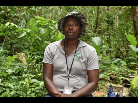 Ranger Melecia Wright takes a break to talk about her job.
