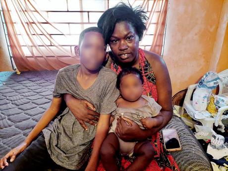 Terry Ann Stewart and her sons.