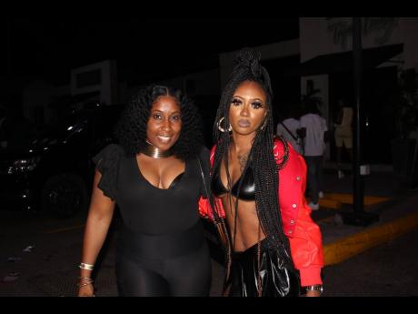 Dancers Latonya Style and Sara Bendii following the eventful night at MECA last Friday, December 16, when promoters of Six.Five.Eight series welcomed Migos rapper Offset as their host.