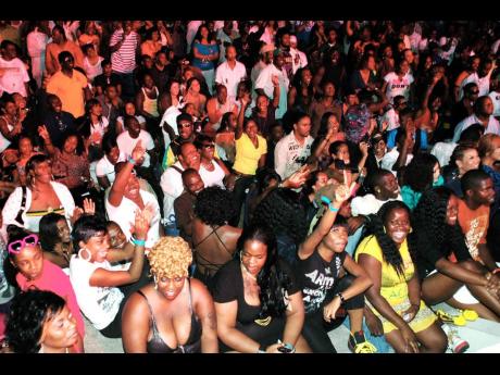 Credit: FILE A section of the crowd at Sting 2009, which was held at Jamworld in Portmore, St Catherine.