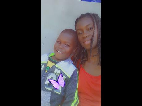 Marsha-Kay Ellington and son Jayden James.