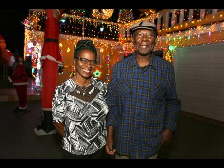 Dorenda and Gilbert Harrison have joined their neighbours in bringing Christmas cheer annually with their lights and decorations.