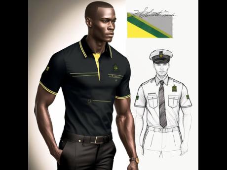 This design envisions a more casual look for the Jamaica Constabulary Force.