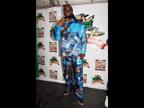 Reggae act Yaksta was styled by Sahadeo for his appearance at Rebel Salute last month.