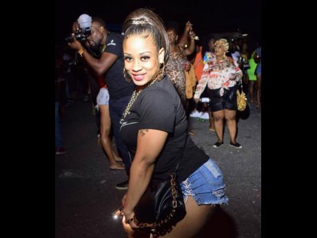 Christeen  turned heads at Mello Vibes, which was held at Mas Camp, Stadium East, Kingston, last Saturday night.