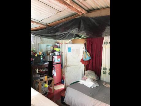 Credit: Contributed The inside of the dwelling that Nettleford shares with three of her children.