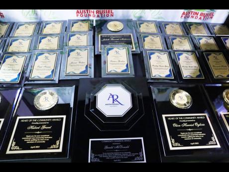 More than 60 persons were honoured by the Austin Russell Foundation for their contribution to the community through areas such as education, law enforcement, construction, agriculture, entertainment, tourism and spiritual well-being.