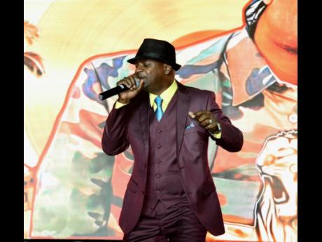 Reggae artiste Shalom performing at the JaRIA awards ceremony on Monday.