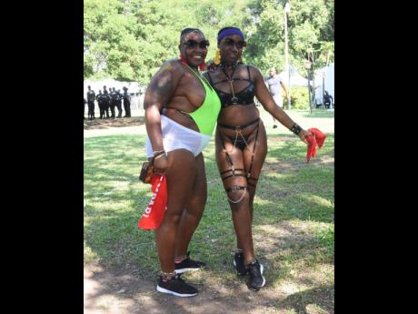 Socaphile Georgia Hylton (left), poses with her daughter Hashima-Isis Gordon, who is taking part in her first carnival.