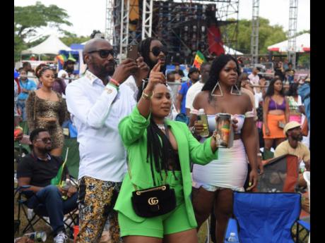 Patrons enjoying Reggae Sumfest Festival Night 2 last year.