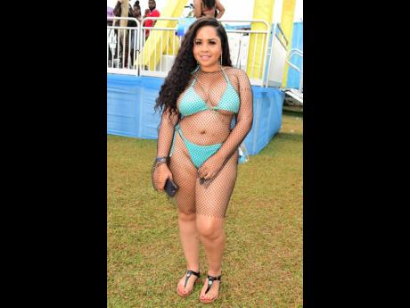 This bikini babe was among the hotties at Sandz, held recently in St Ann.