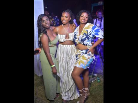 The delightful trio of Decia (left), Stephany (centre) and Tori.