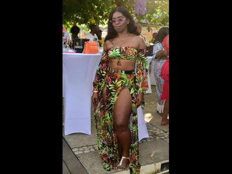 Sheena Grant kept it springtime fashionable.