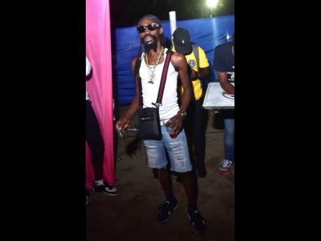 Birthday boy Munga Honorable enjoying his event.
