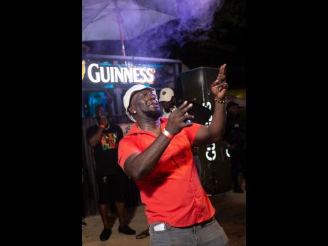  DJ Poloblacks was unable to contain himself during the clashes.